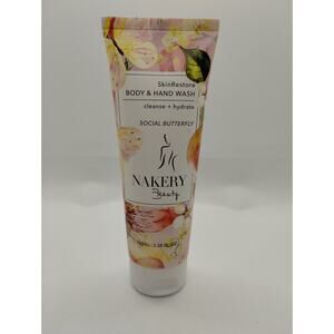 NAKERY BEAUTY ~ SOCIAL BUTTERFLY BODY & HAND WASH ~ 3.38 OZ